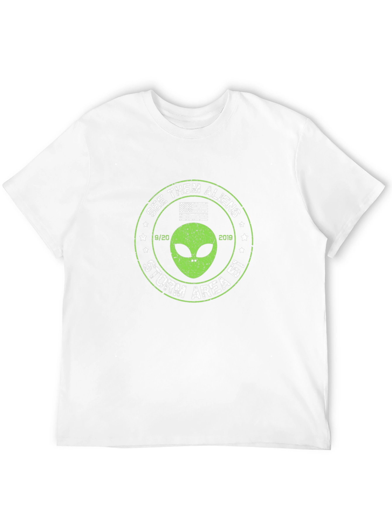 Storm Area 51 Alien Graphic Tee - Black