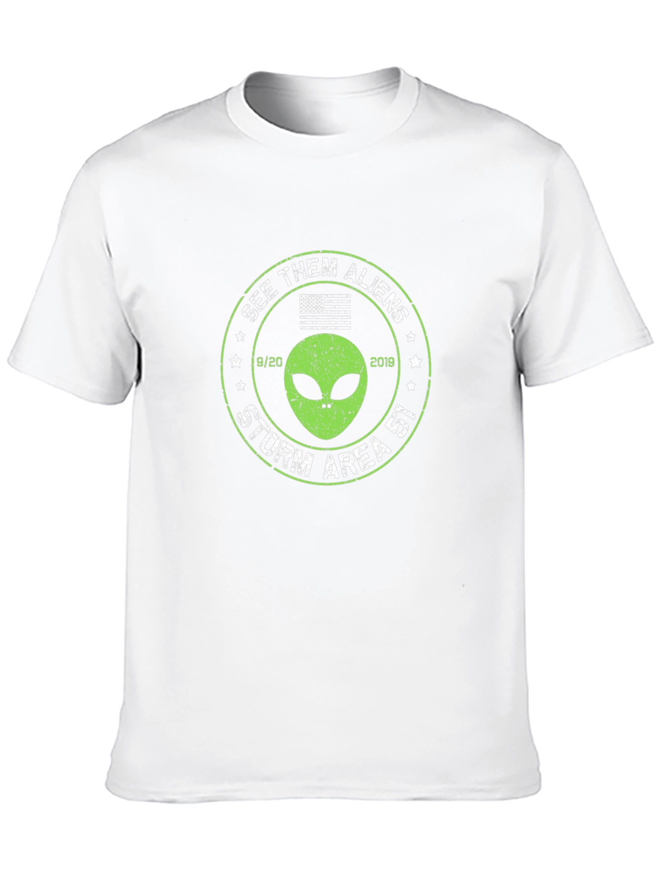 Storm Area 51 Alien Graphic Tee - Black