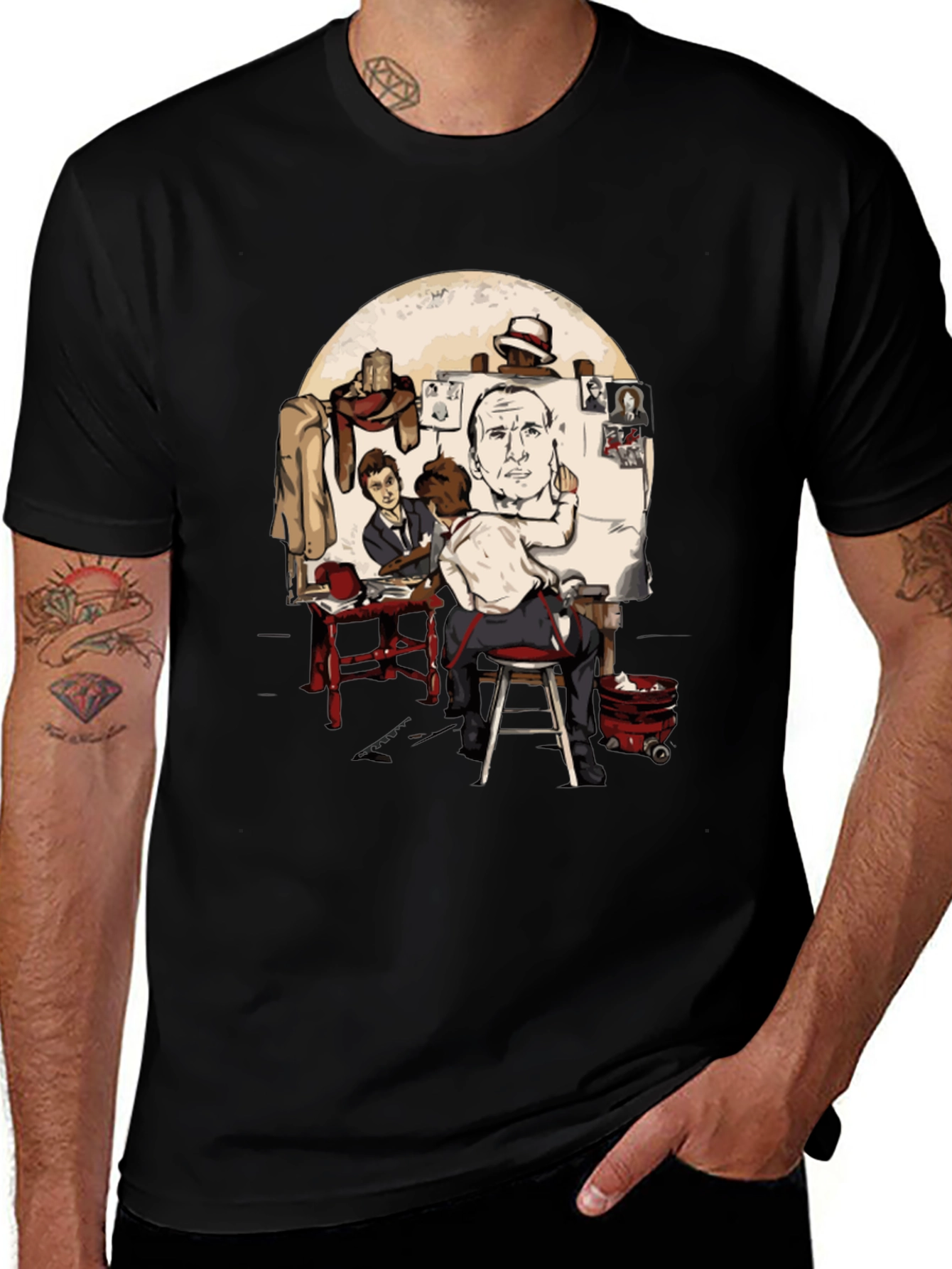 Doctor Who T-Shirt - Gangster Parody