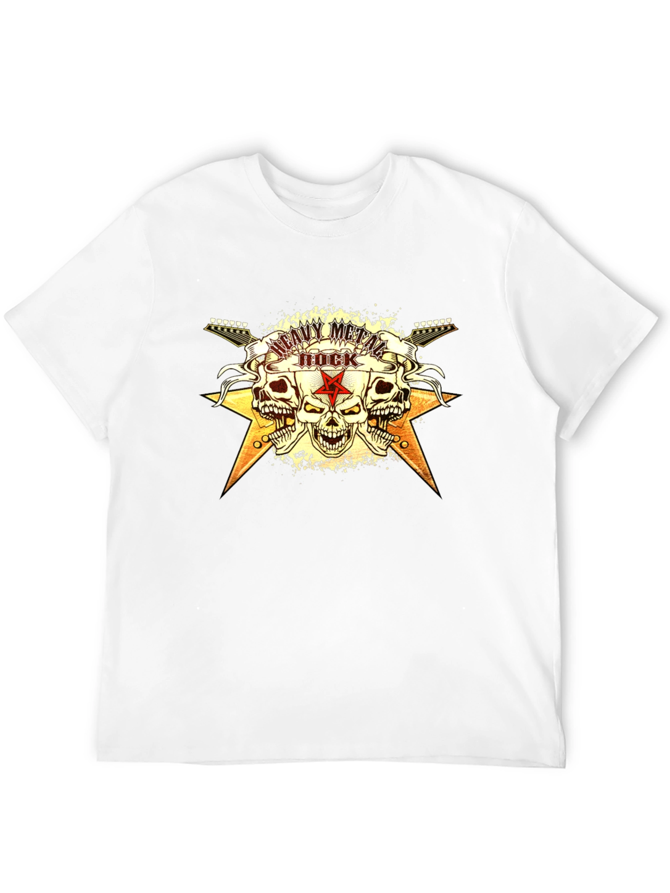 Heavy Metal Rock Graphic T-Shirt