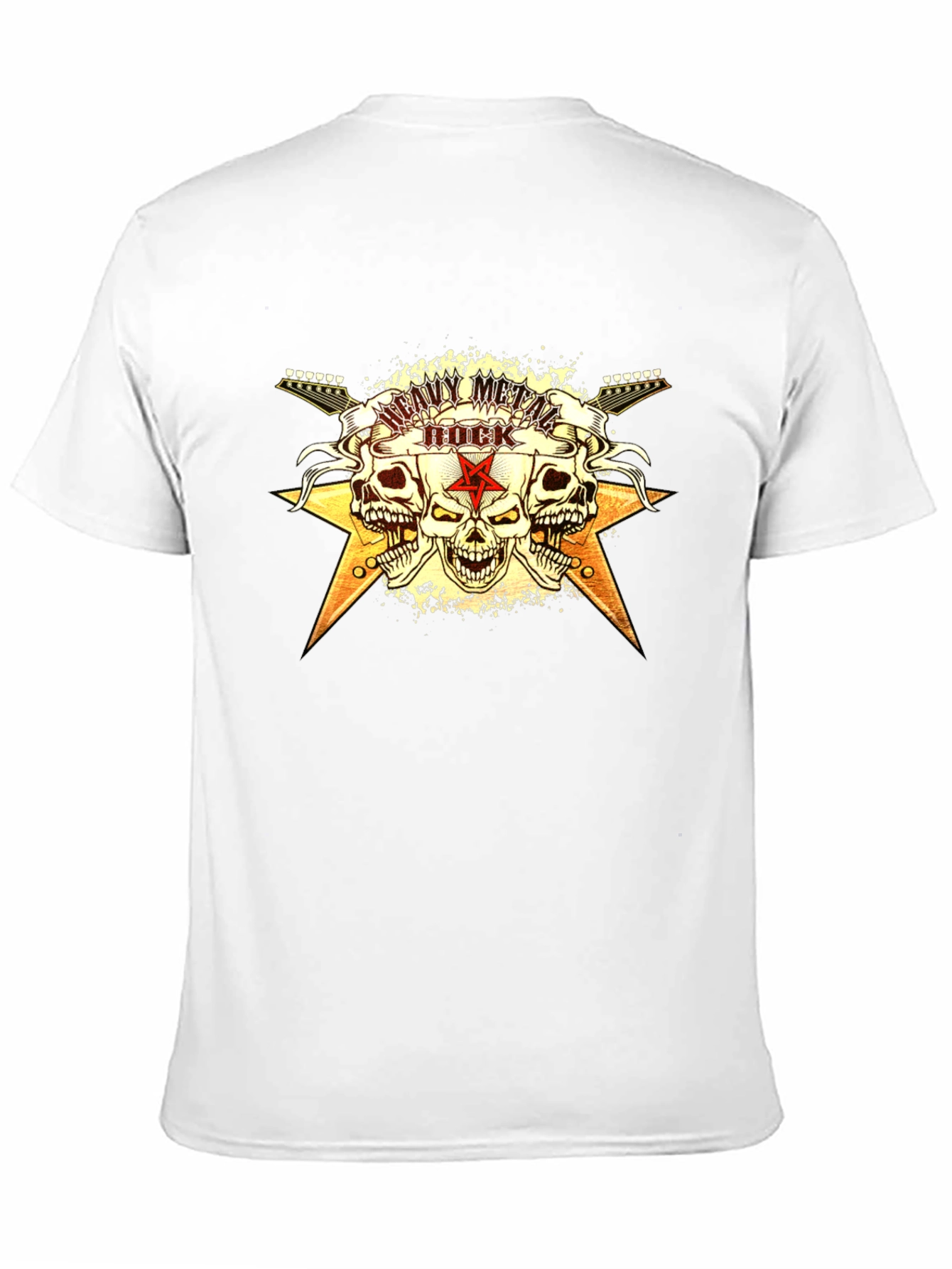 Heavy Metal Rock Graphic T-Shirt