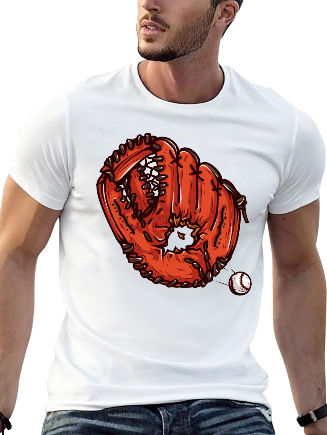 Baseball Glove T-Shirt: Unique Graphic Tee