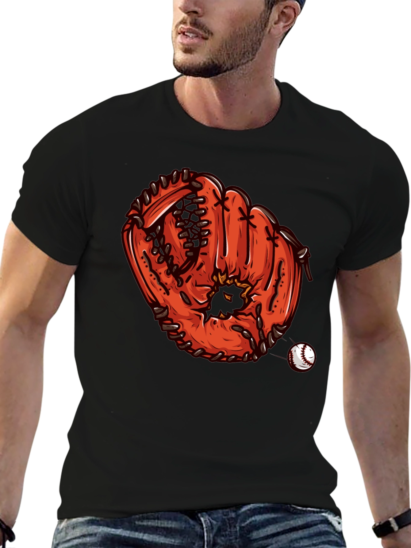 Baseball Glove T-Shirt: Unique Graphic Tee