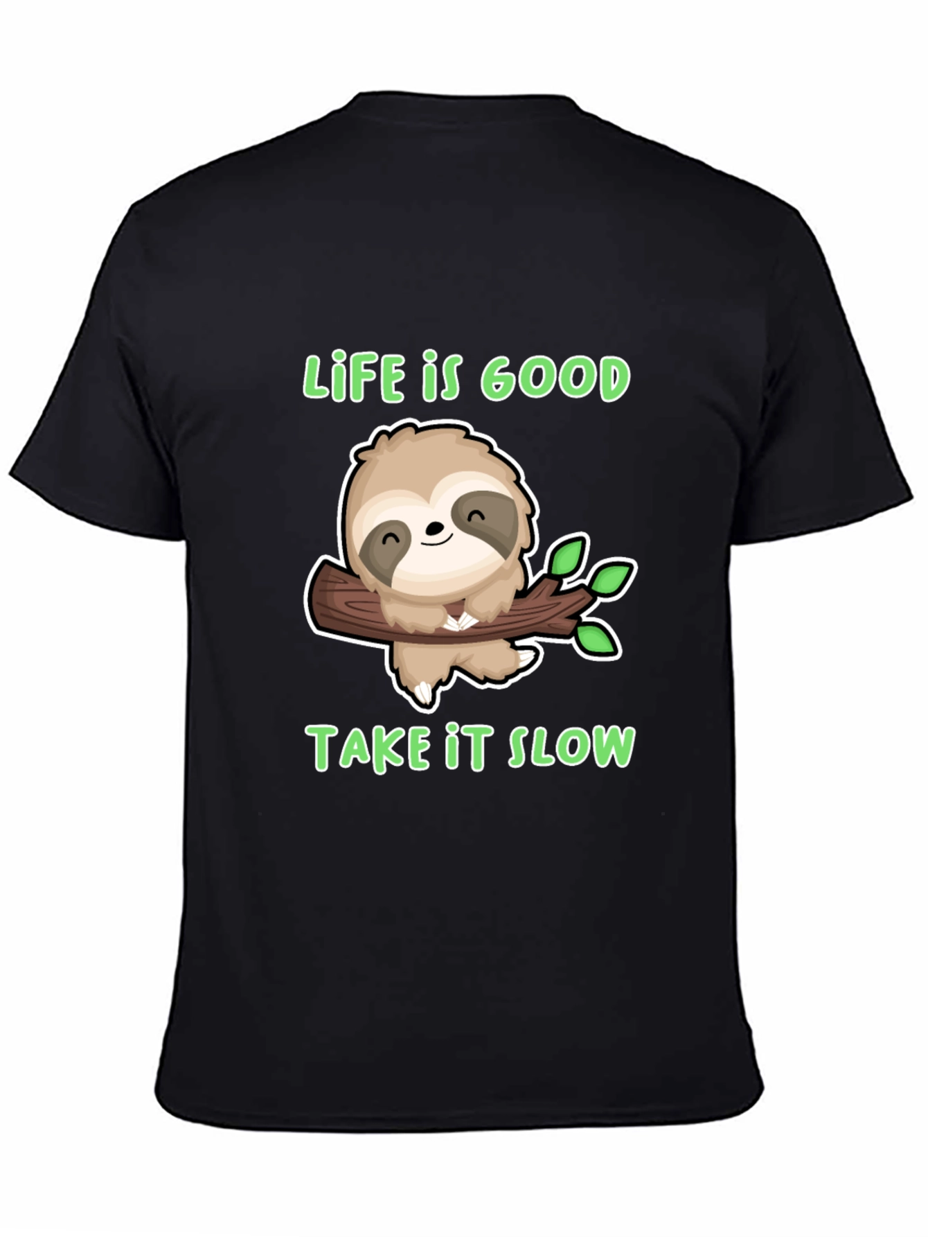 Life is Good Sloth Graphic Tee