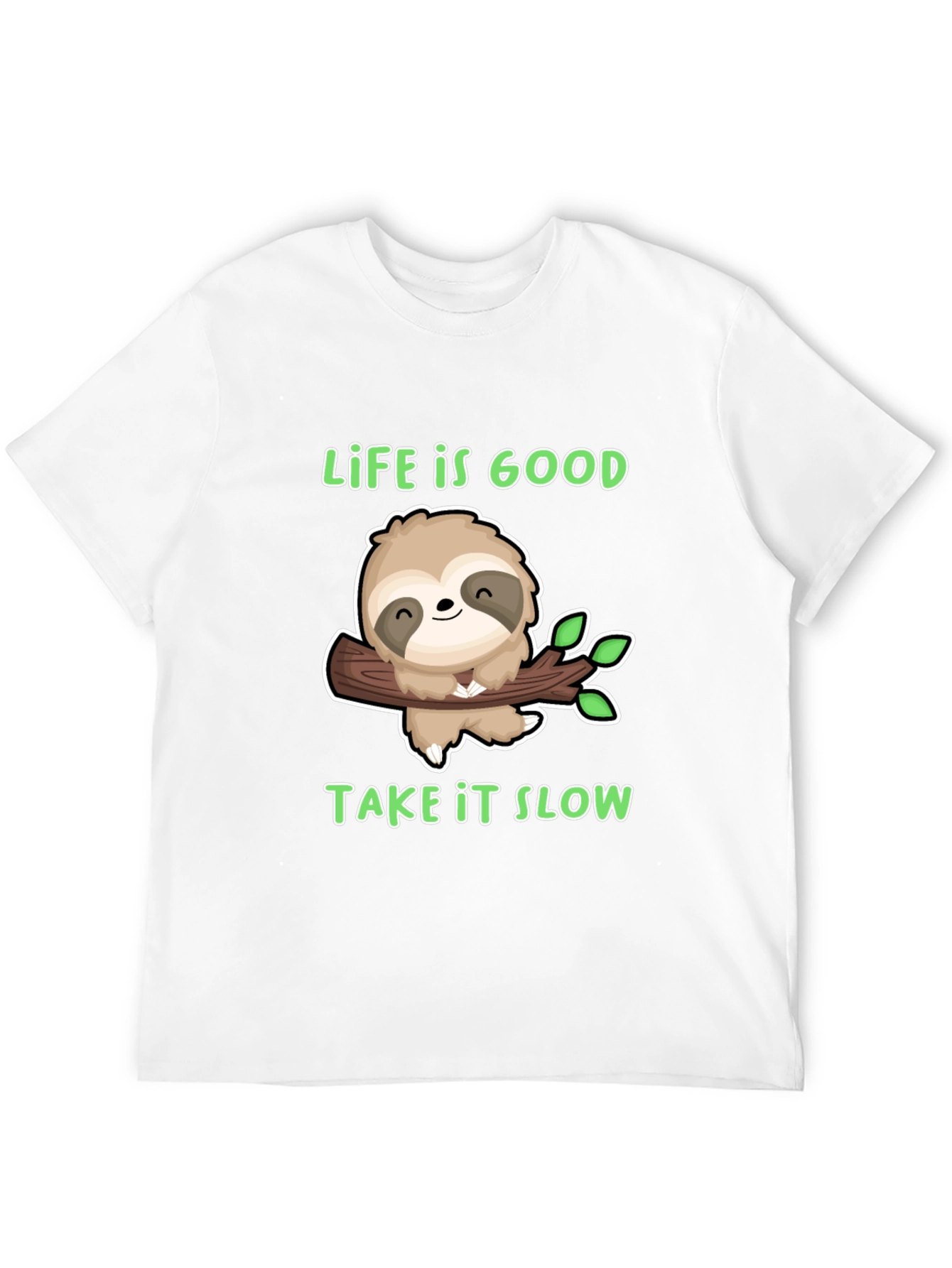 Life is Good Sloth Graphic Tee