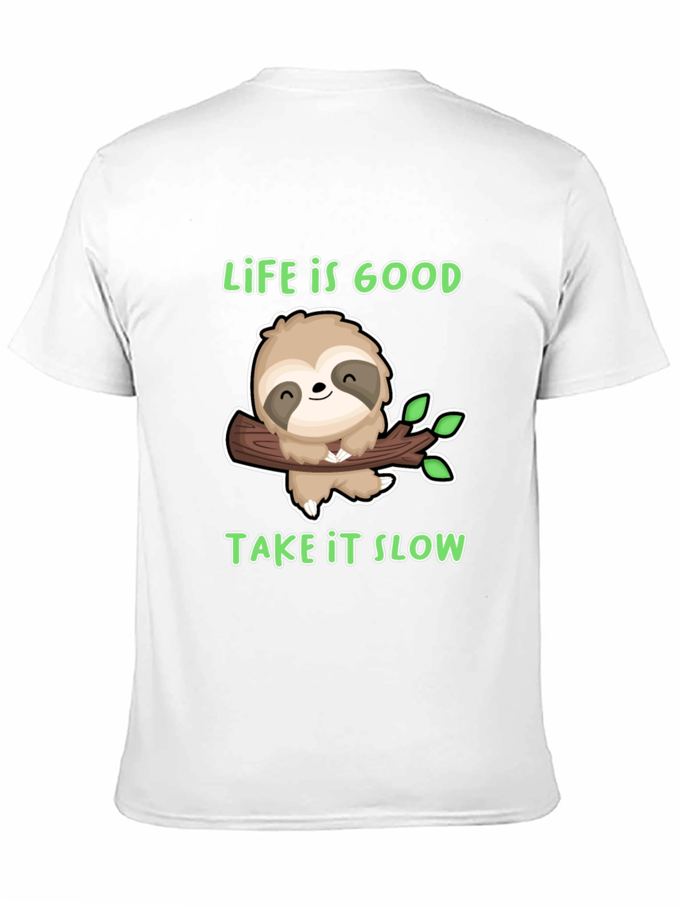 Life is Good Sloth Graphic Tee