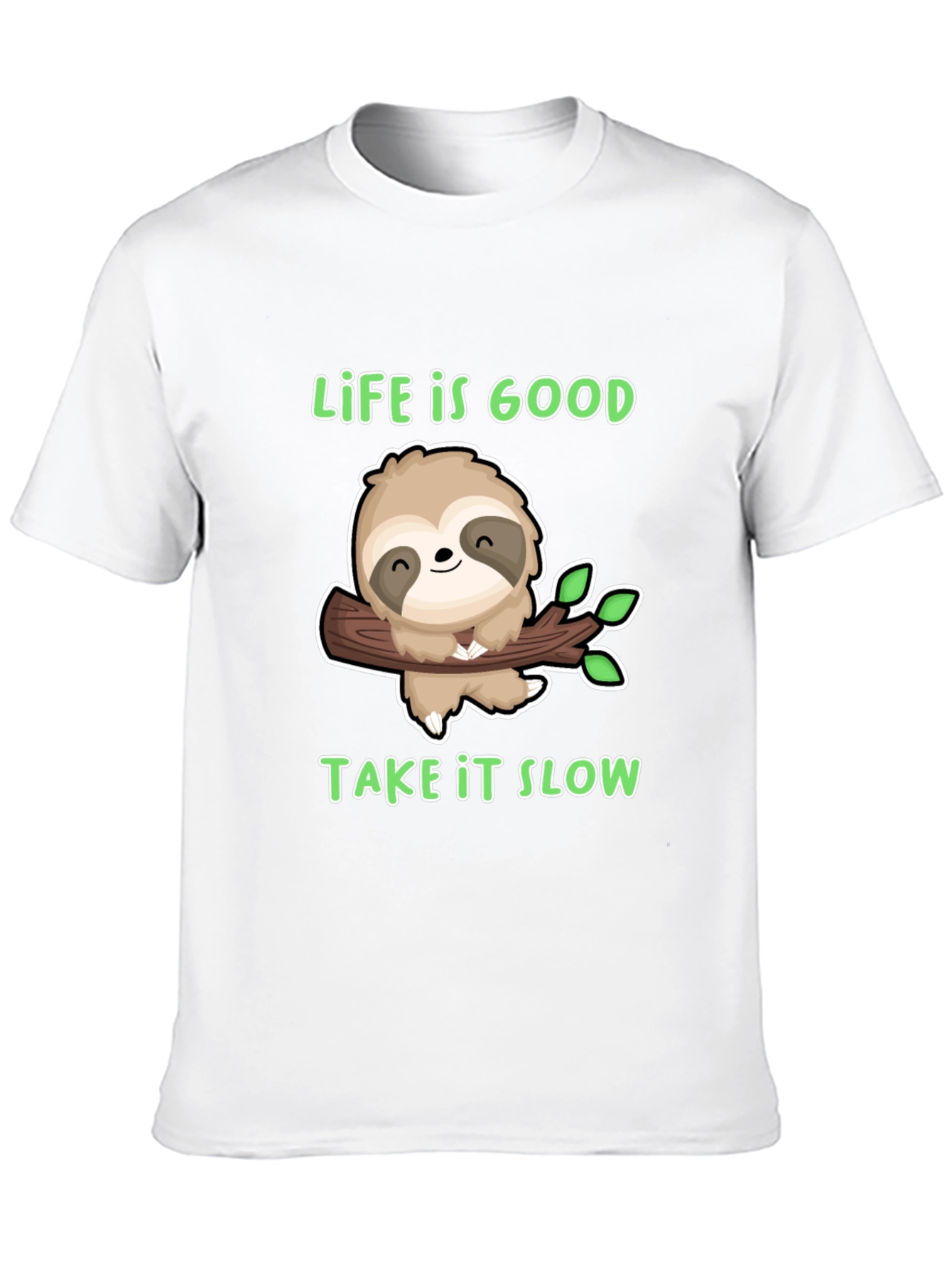 Life is Good Sloth Graphic Tee