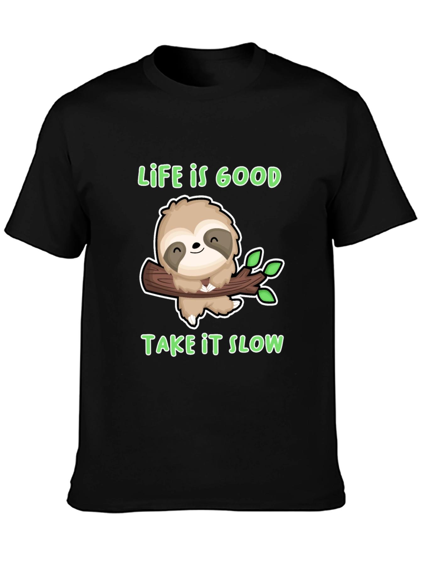 Life is Good Sloth Graphic Tee