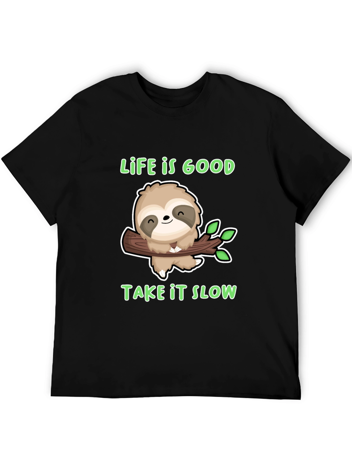 Life is Good Sloth Graphic Tee
