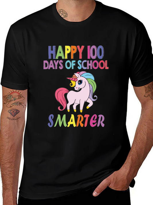 Happy 100 Days of School Unicorn T-Shirt