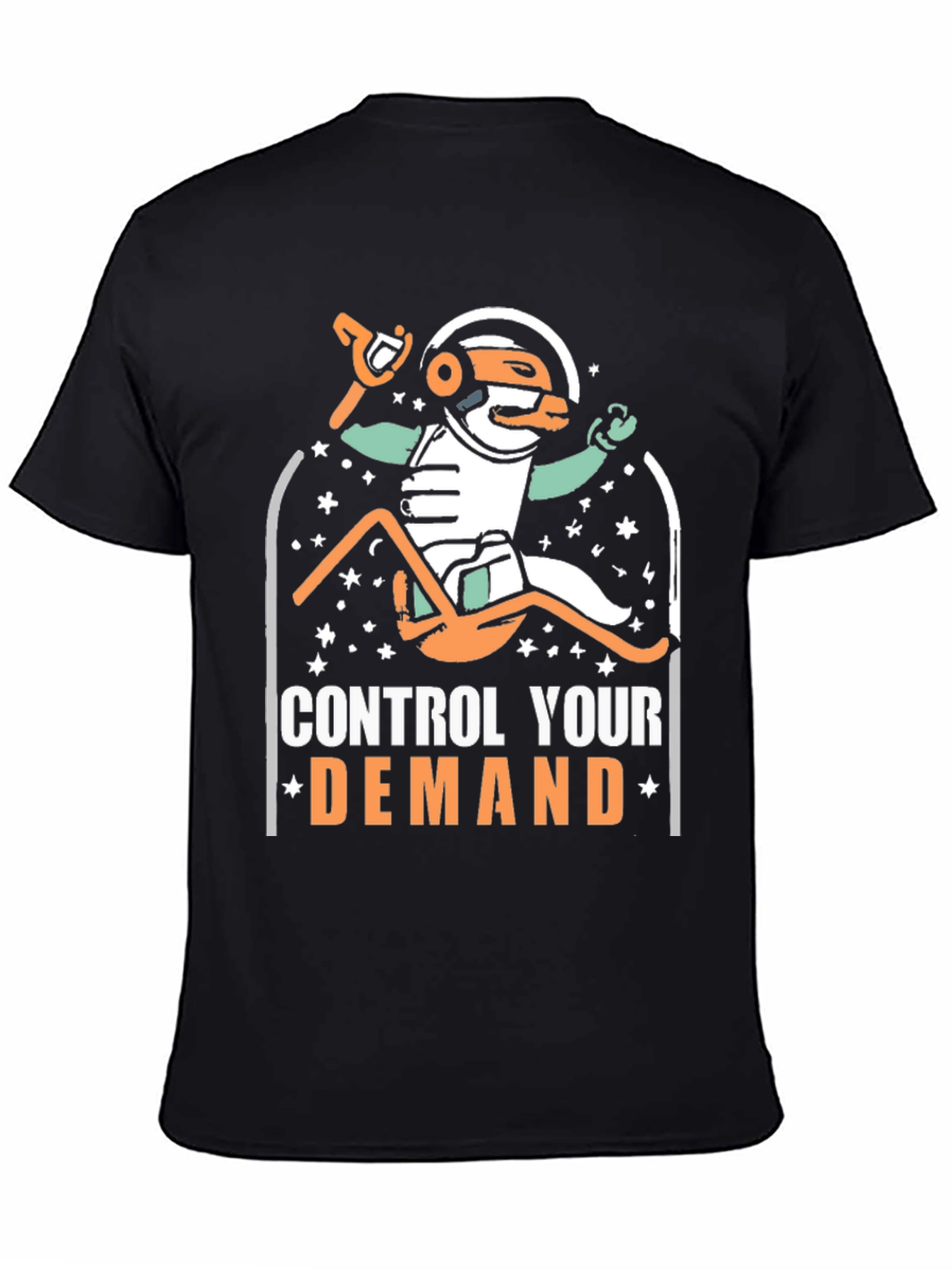 Control Your Demand Astronaut Duck T-Shirt