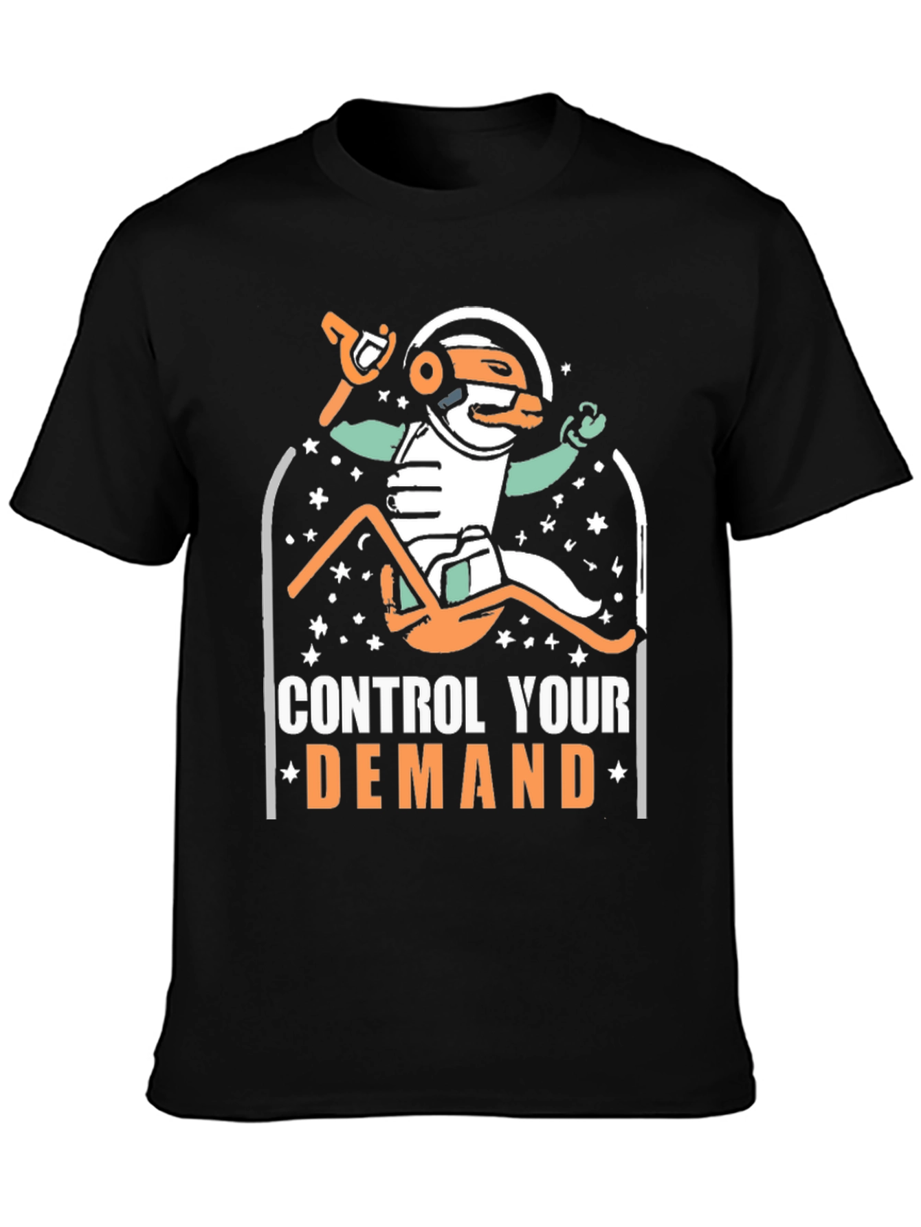 Control Your Demand Astronaut Duck T-Shirt