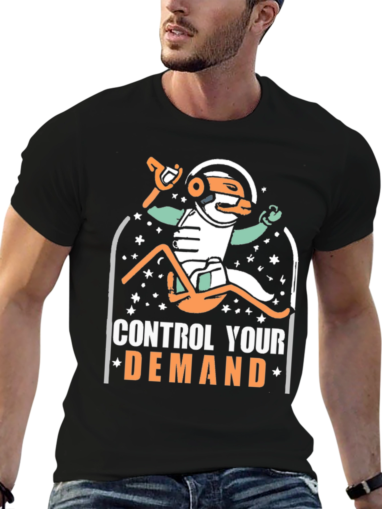 Control Your Demand Astronaut Duck T-Shirt