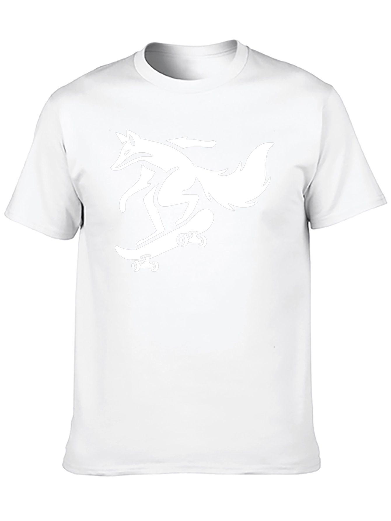 Skateboarding Fox Graphic Tee - Black