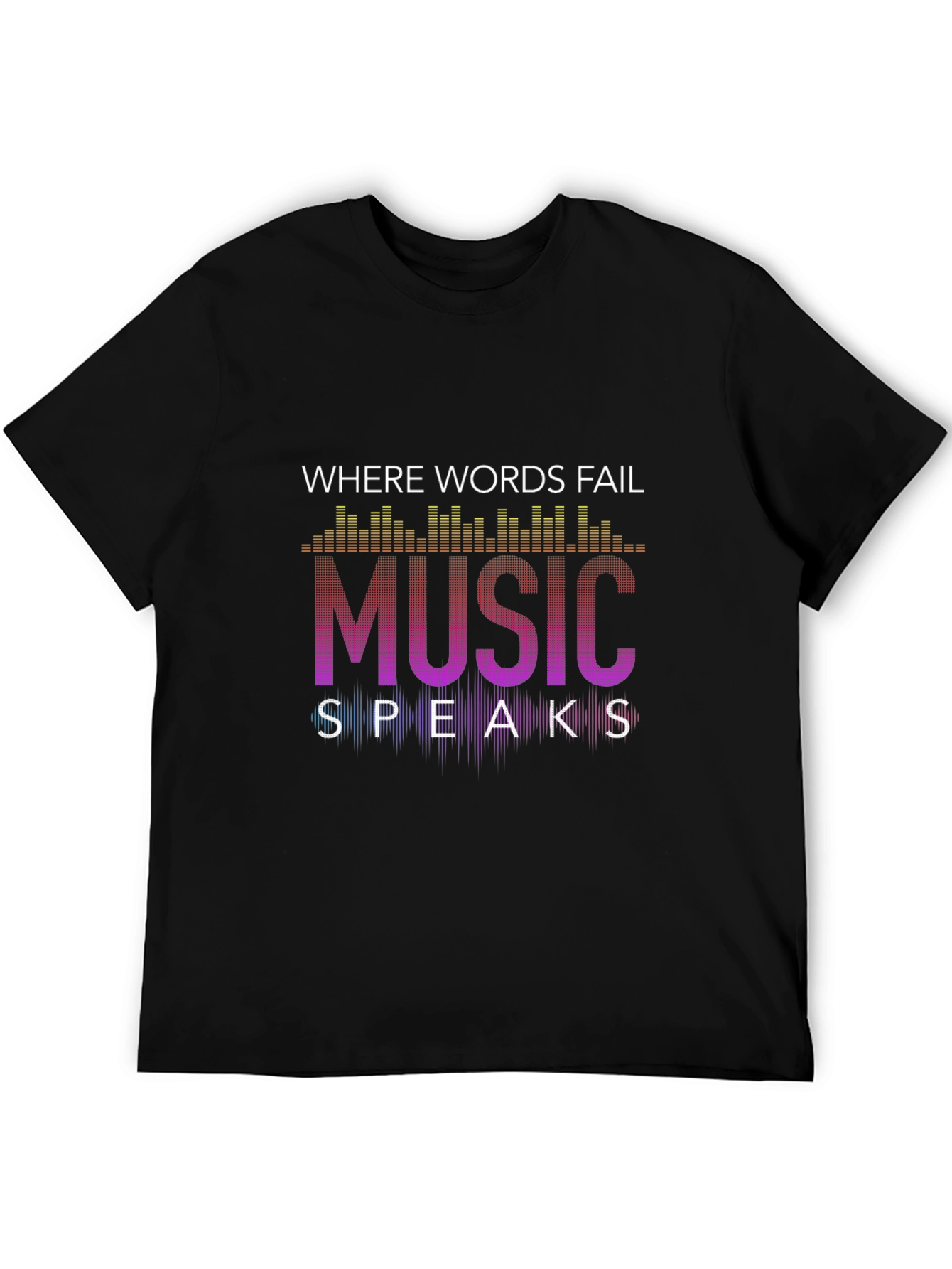 Music Speaks Graphic Tee