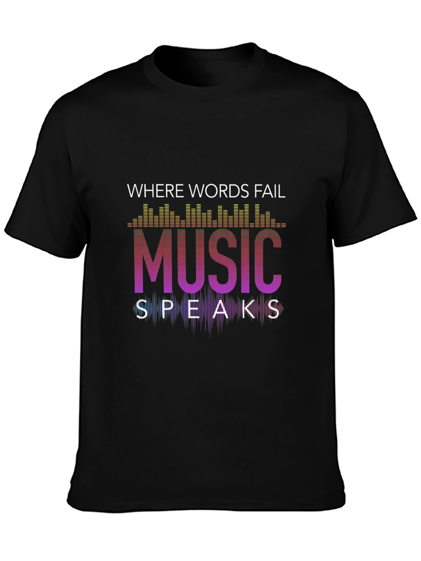 Music Speaks Graphic Tee