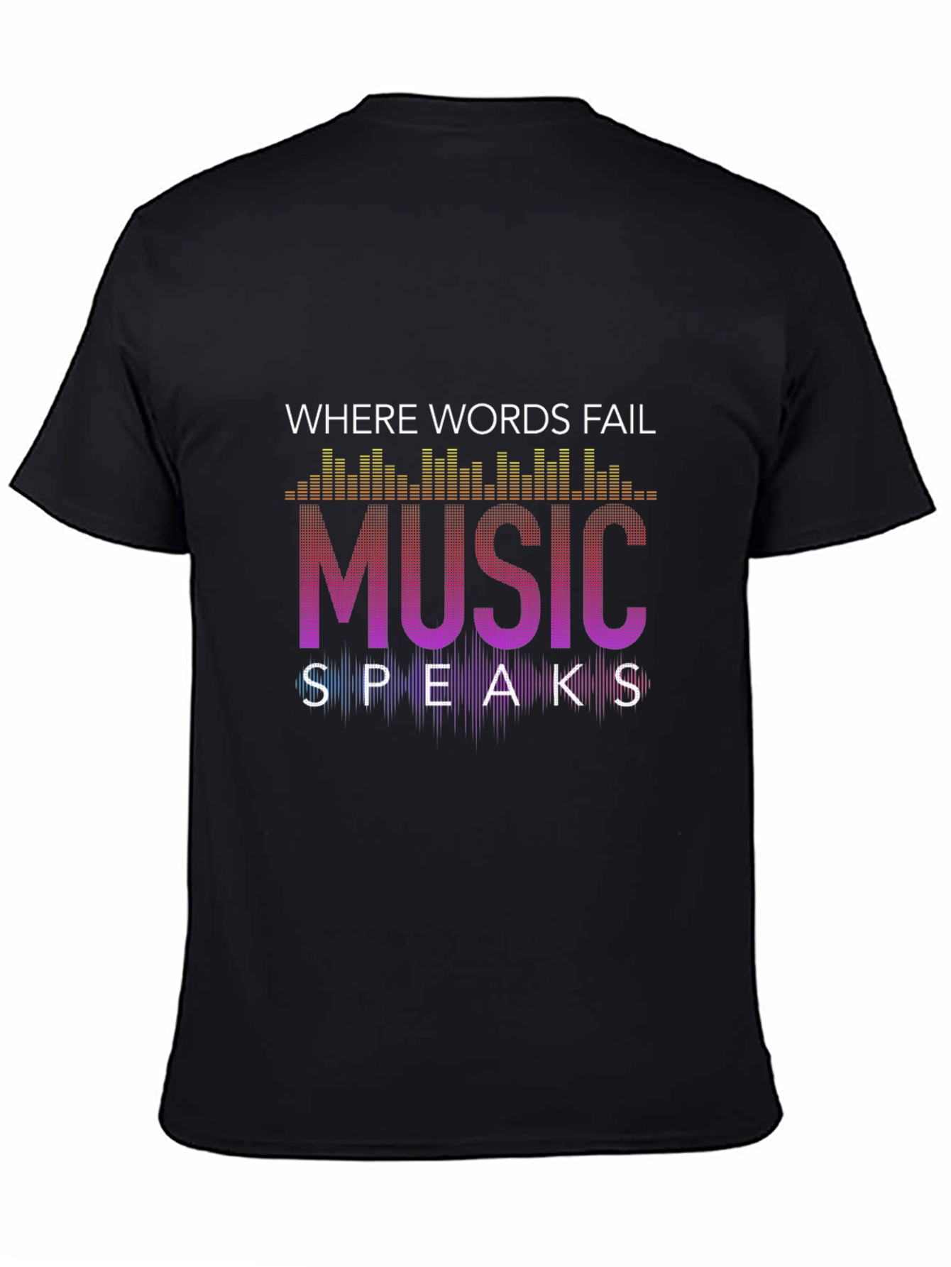 Music Speaks Graphic Tee