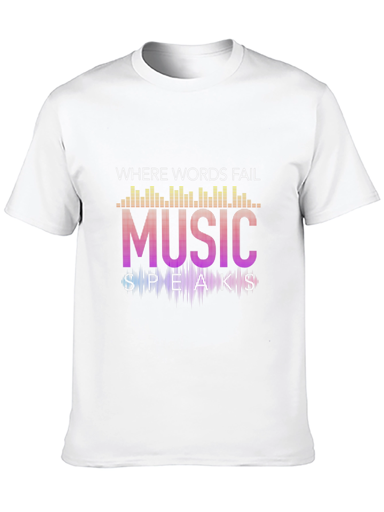 Music Speaks Graphic Tee