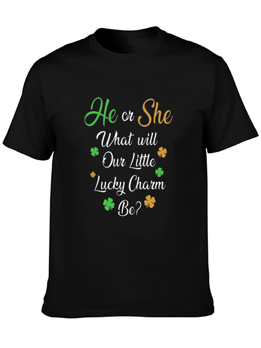 He or She Lucky Charm St. Patricks Day T-Shirt