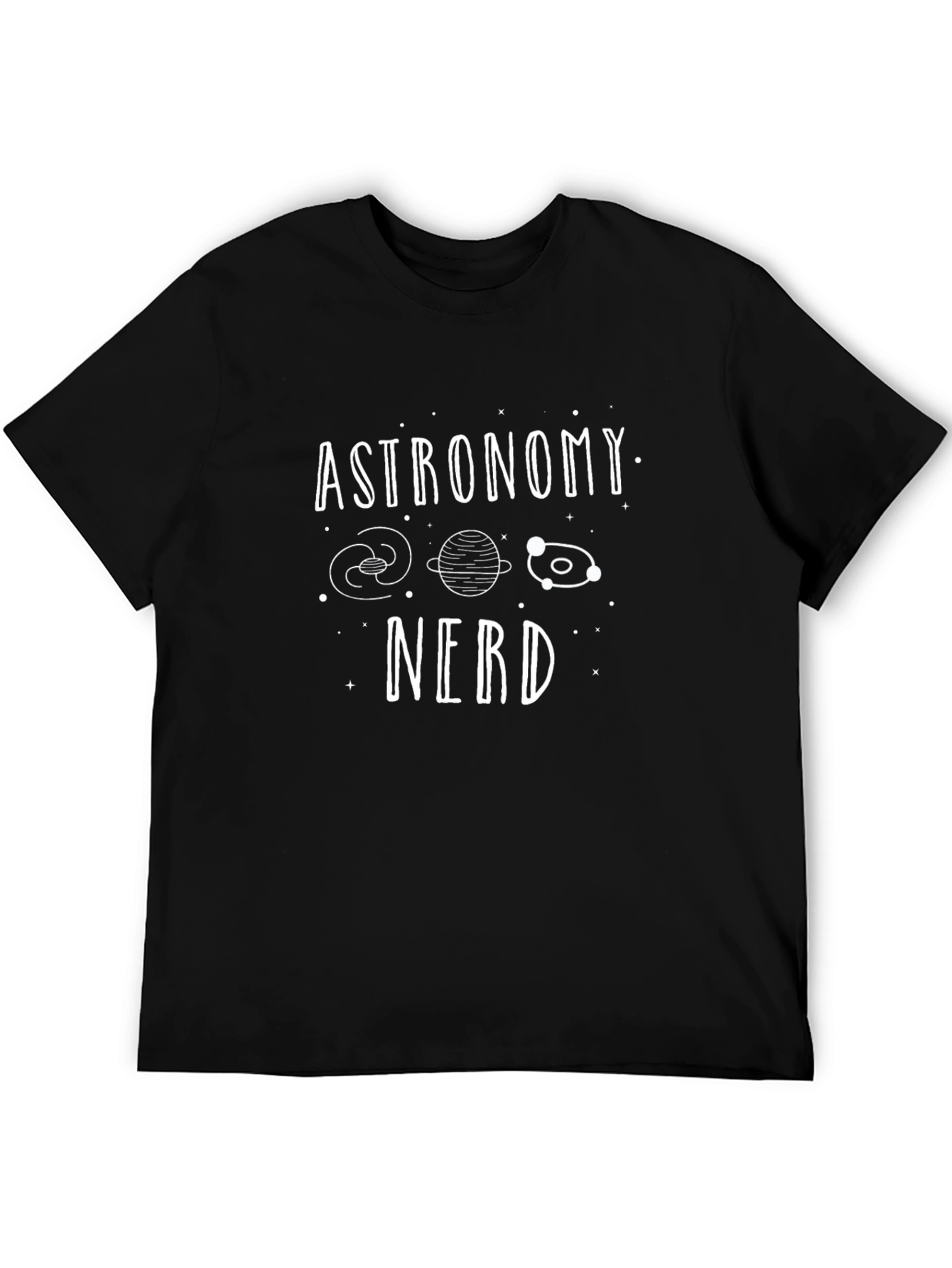 Astronomy Nerd Black T-Shirt