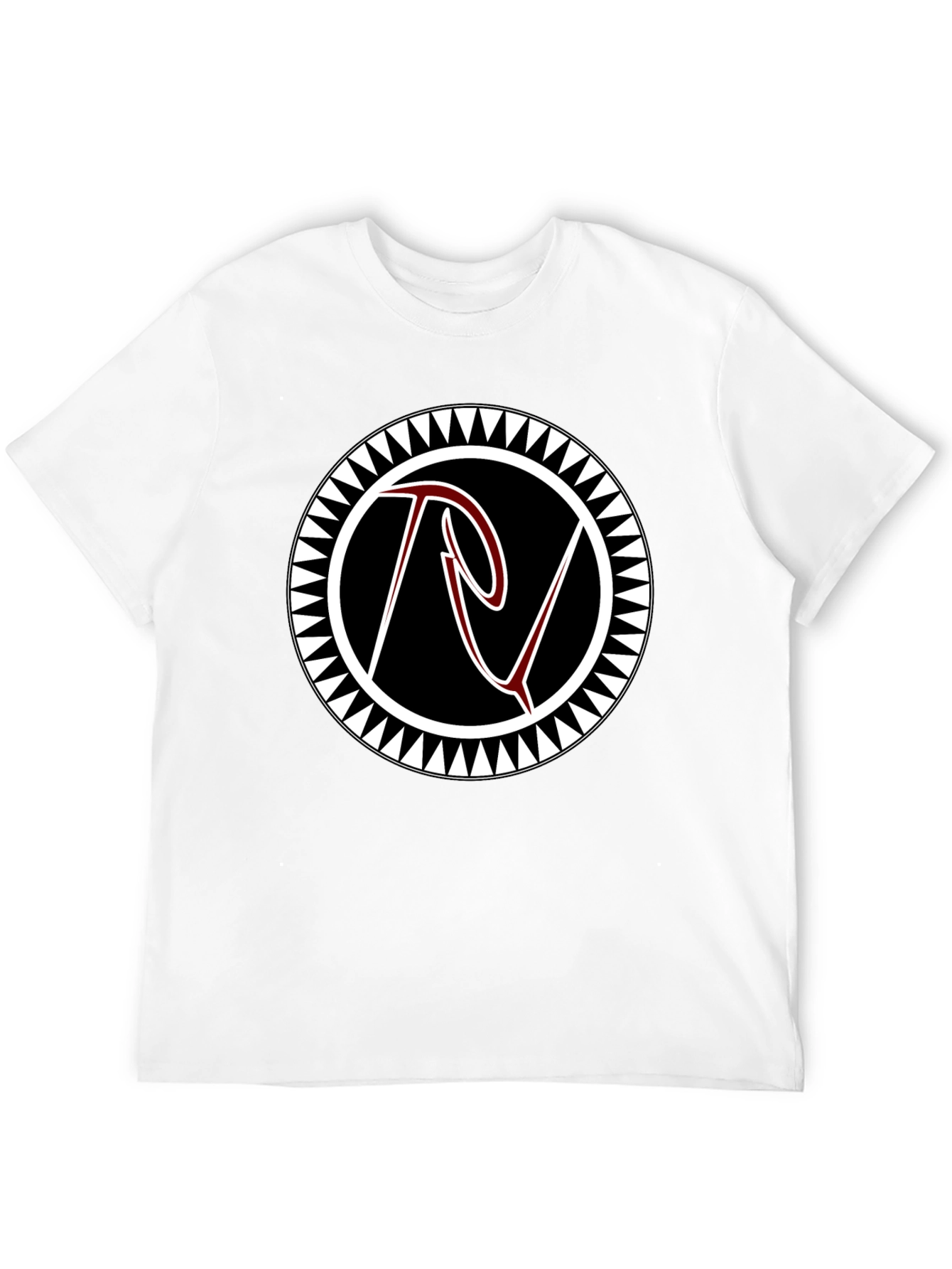 Black Tee with Tribal Circle Logo