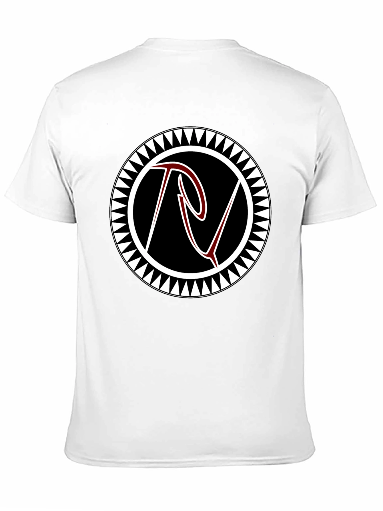 Black Tee with Tribal Circle Logo