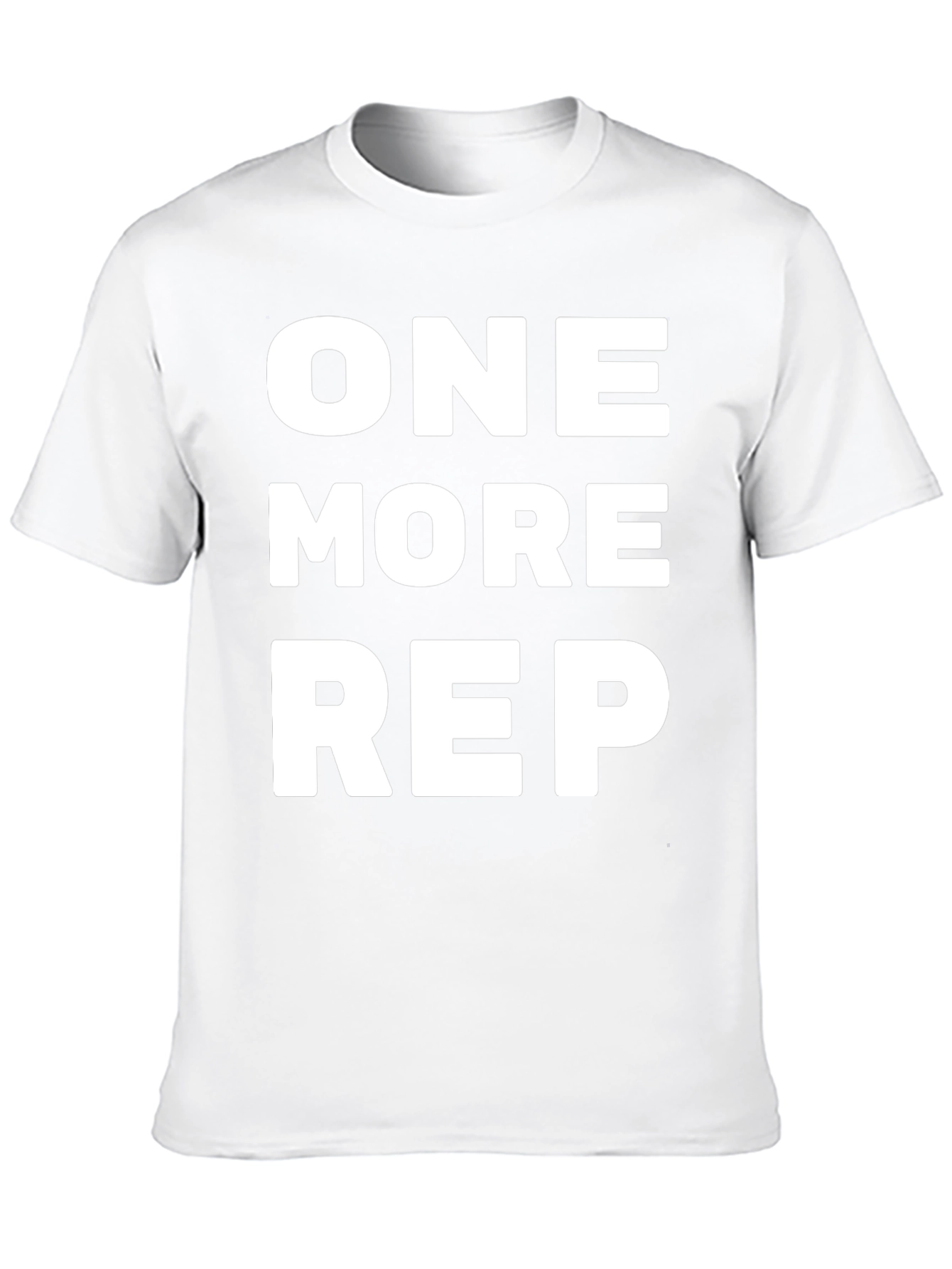 One More Rep Black Graphic Tee
