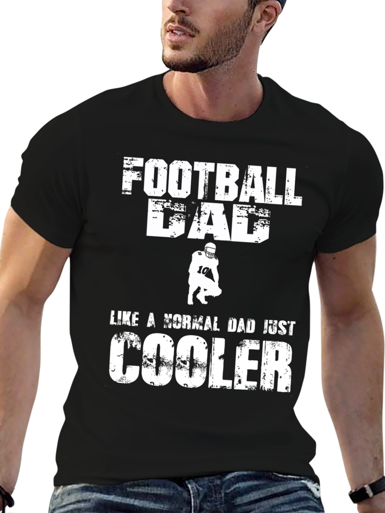 Football Dad T-Shirt - Cooler Than Normal