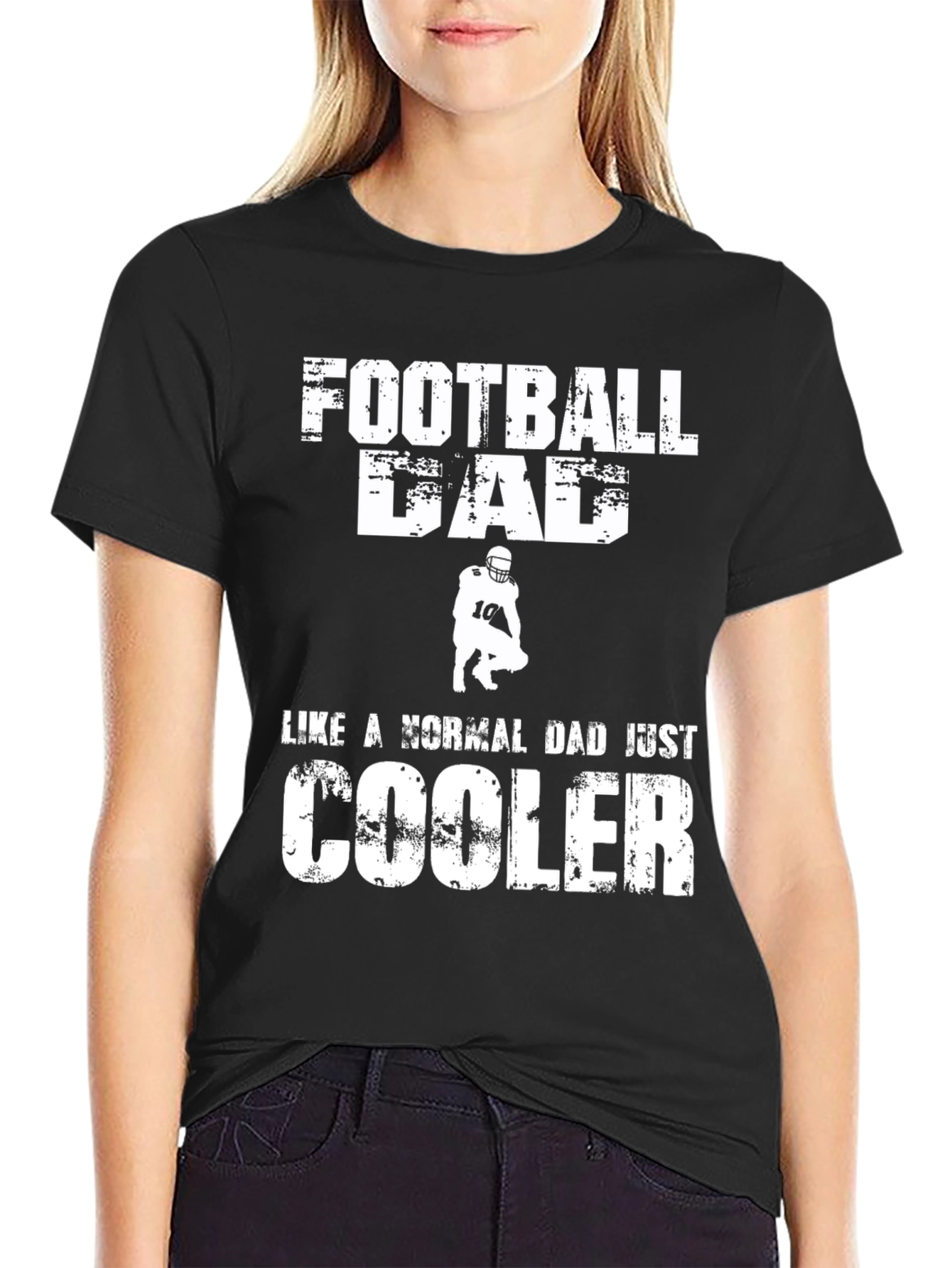 Football Dad T-Shirt - Cooler Than Normal
