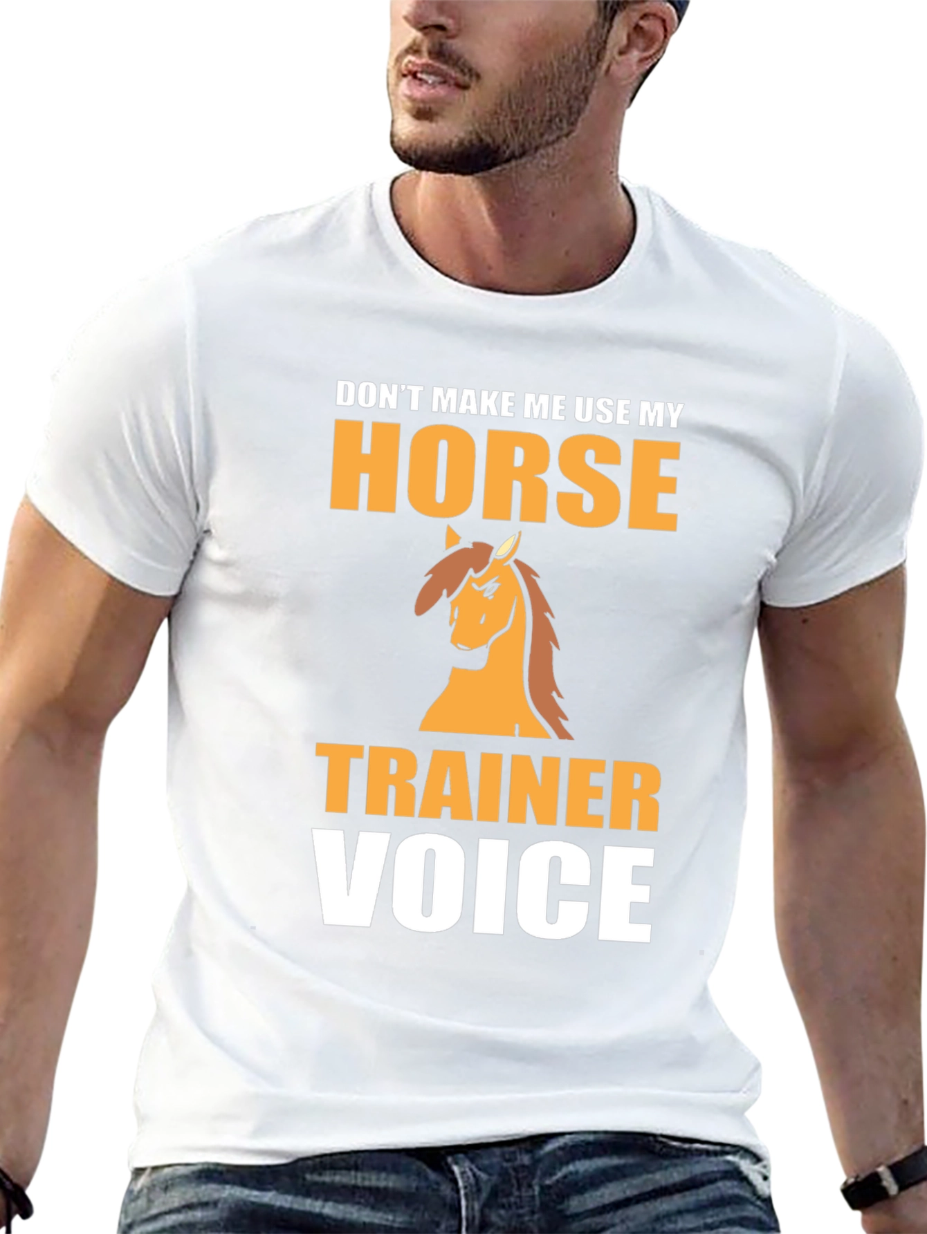 Horse Trainer Voice T-Shirt - Funny Equestrian Tee