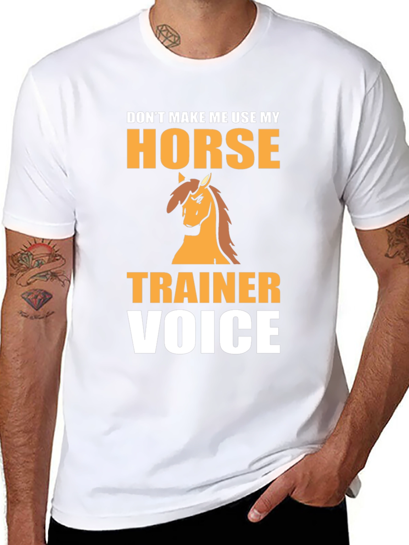 Horse Trainer Voice T-Shirt - Funny Equestrian Tee