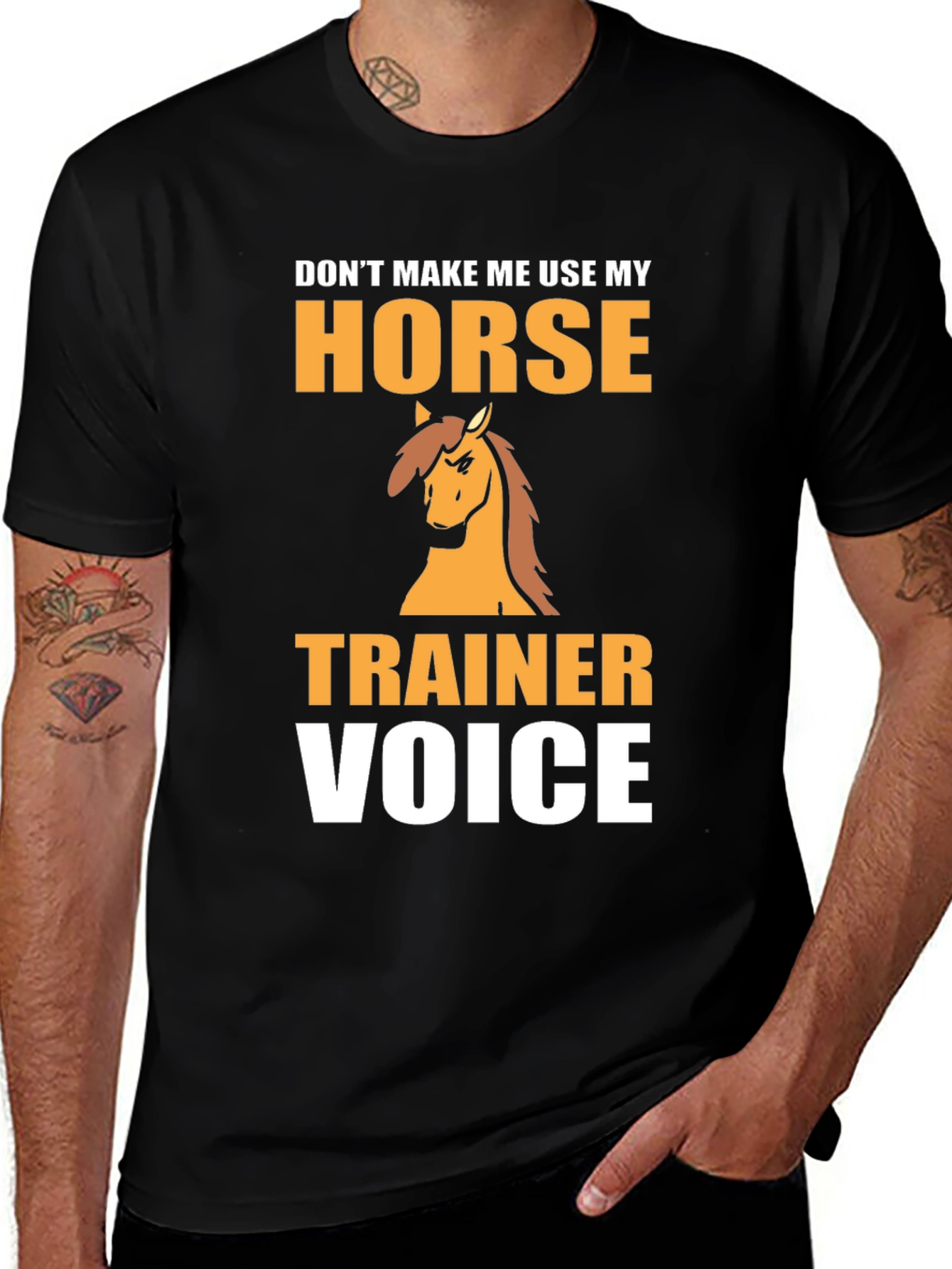 Horse Trainer Voice T-Shirt - Funny Equestrian Tee