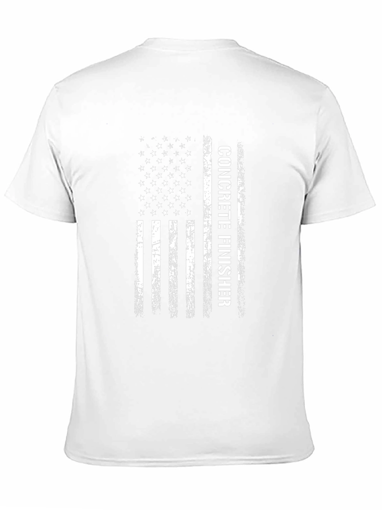 Concrete Finisher American Flag T-Shirt