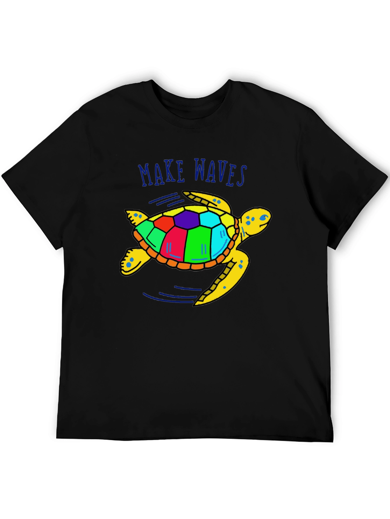 Make Waves Turtle Graphic Tee - Unisex
