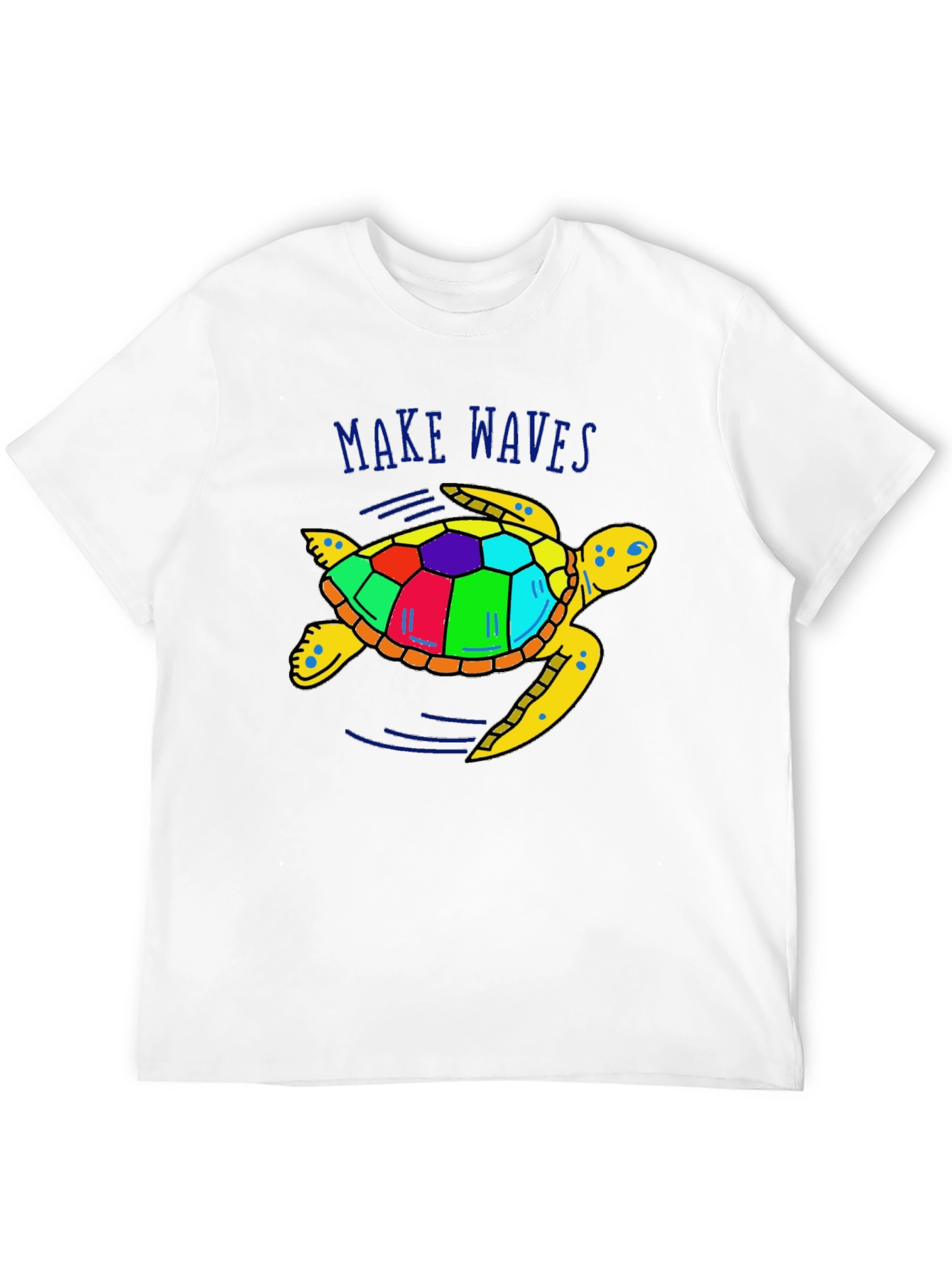Make Waves Turtle Graphic Tee - Unisex