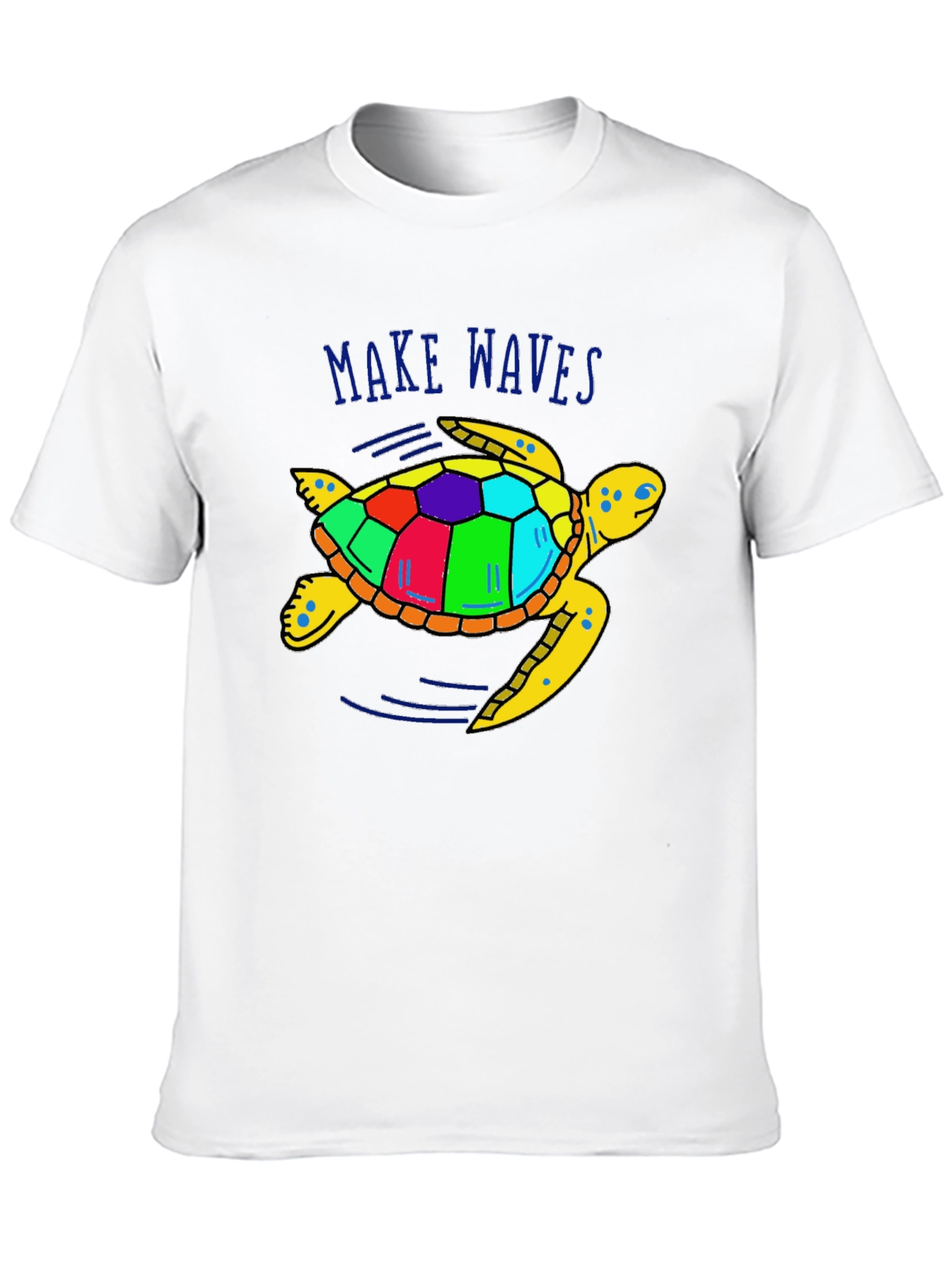 Make Waves Turtle Graphic Tee - Unisex