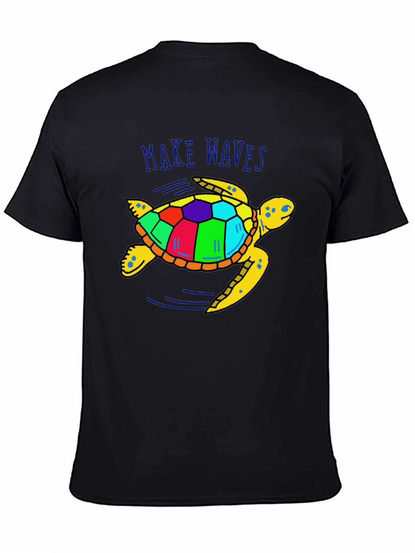 Make Waves Turtle Graphic Tee - Unisex