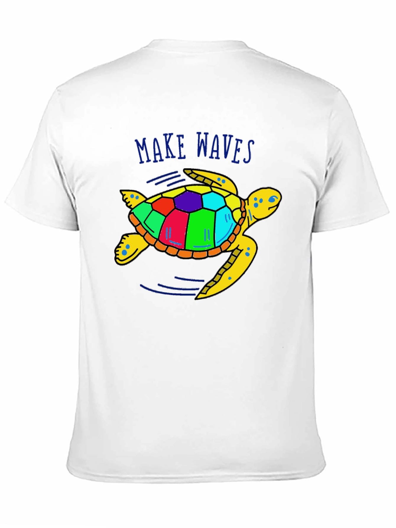 Make Waves Turtle Graphic Tee - Unisex