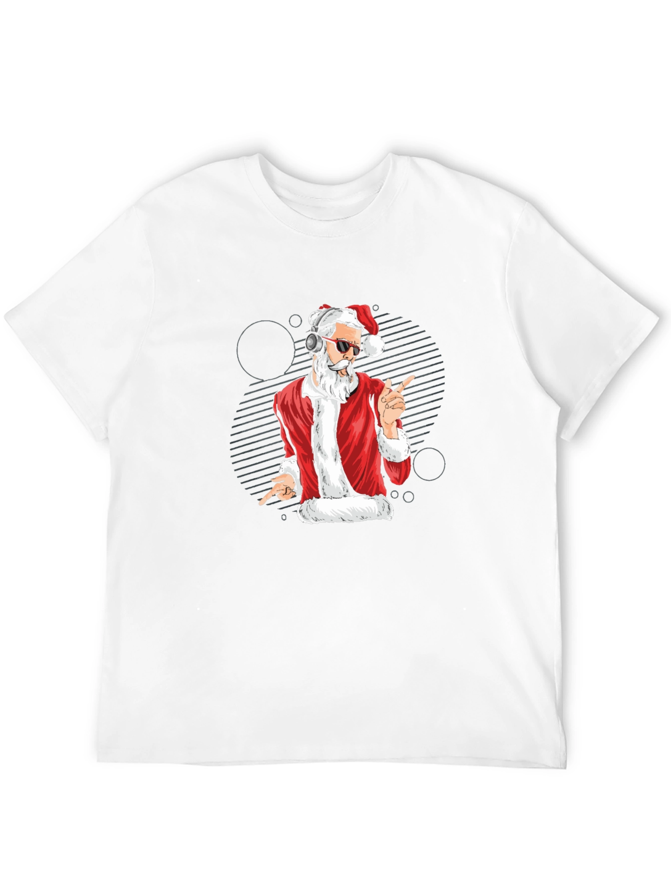 DJ Santa T-Shirt - Holiday Party Tee