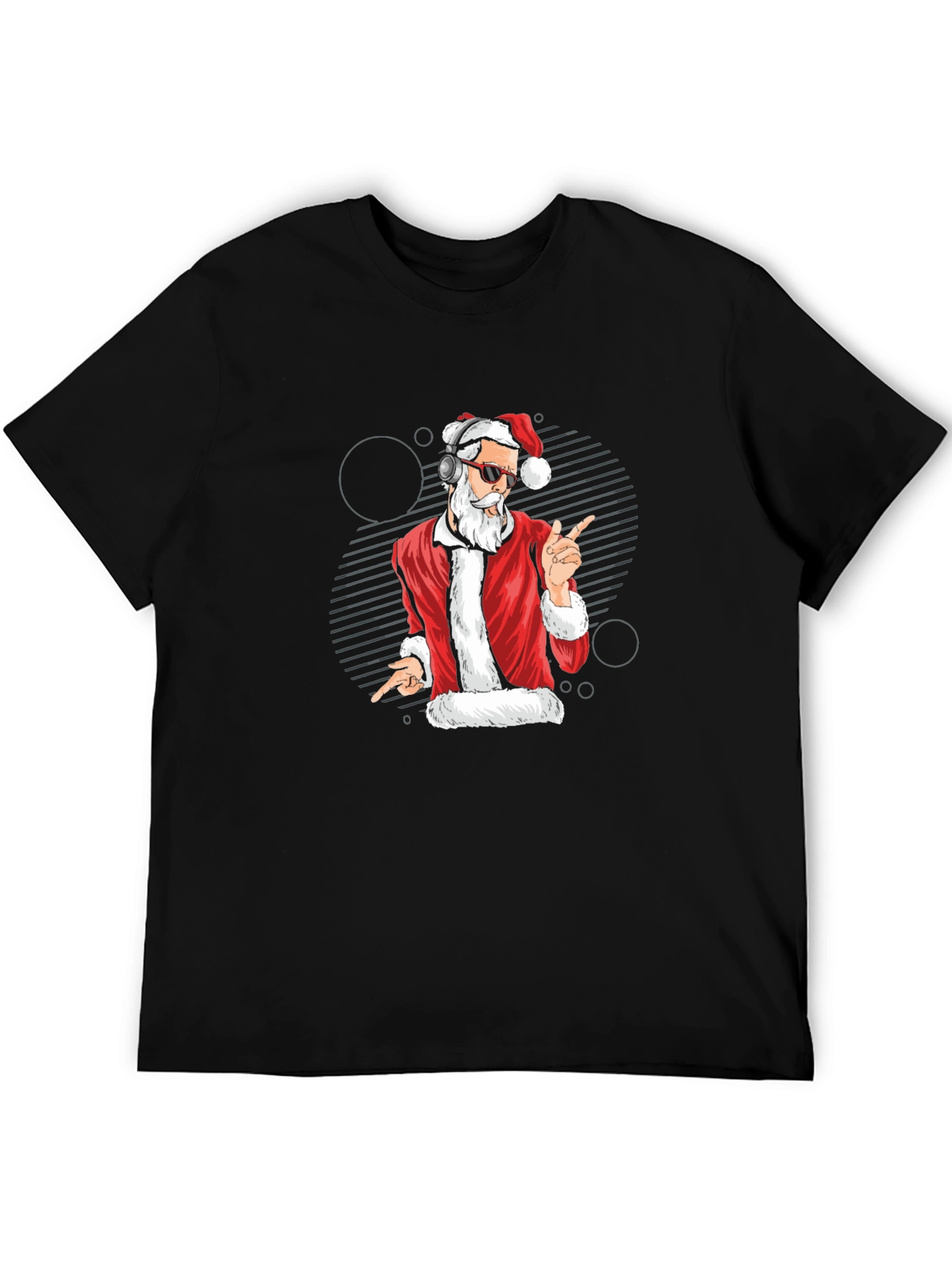 DJ Santa T-Shirt - Holiday Party Tee
