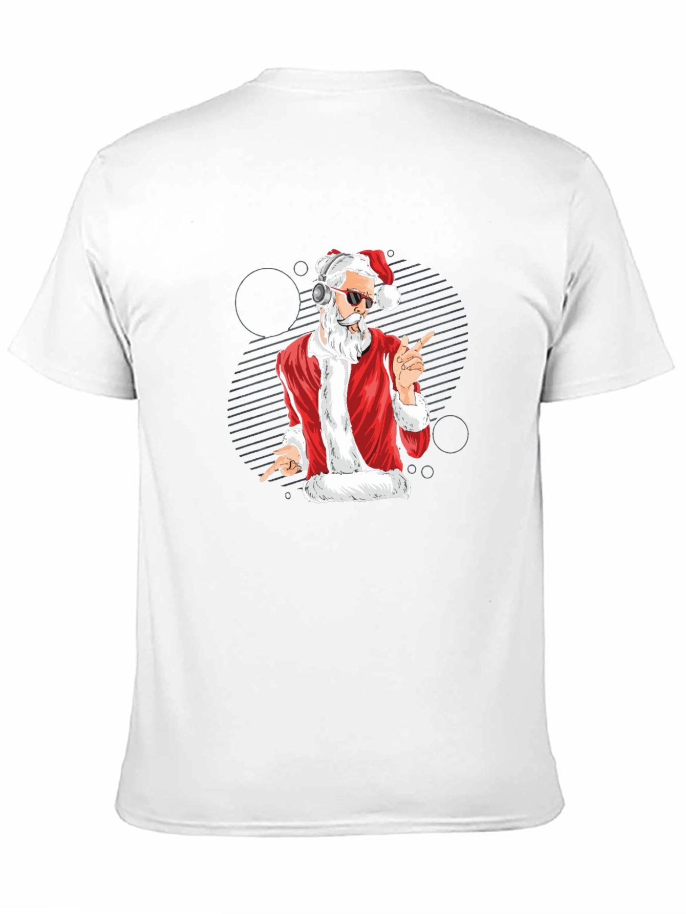 DJ Santa T-Shirt - Holiday Party Tee