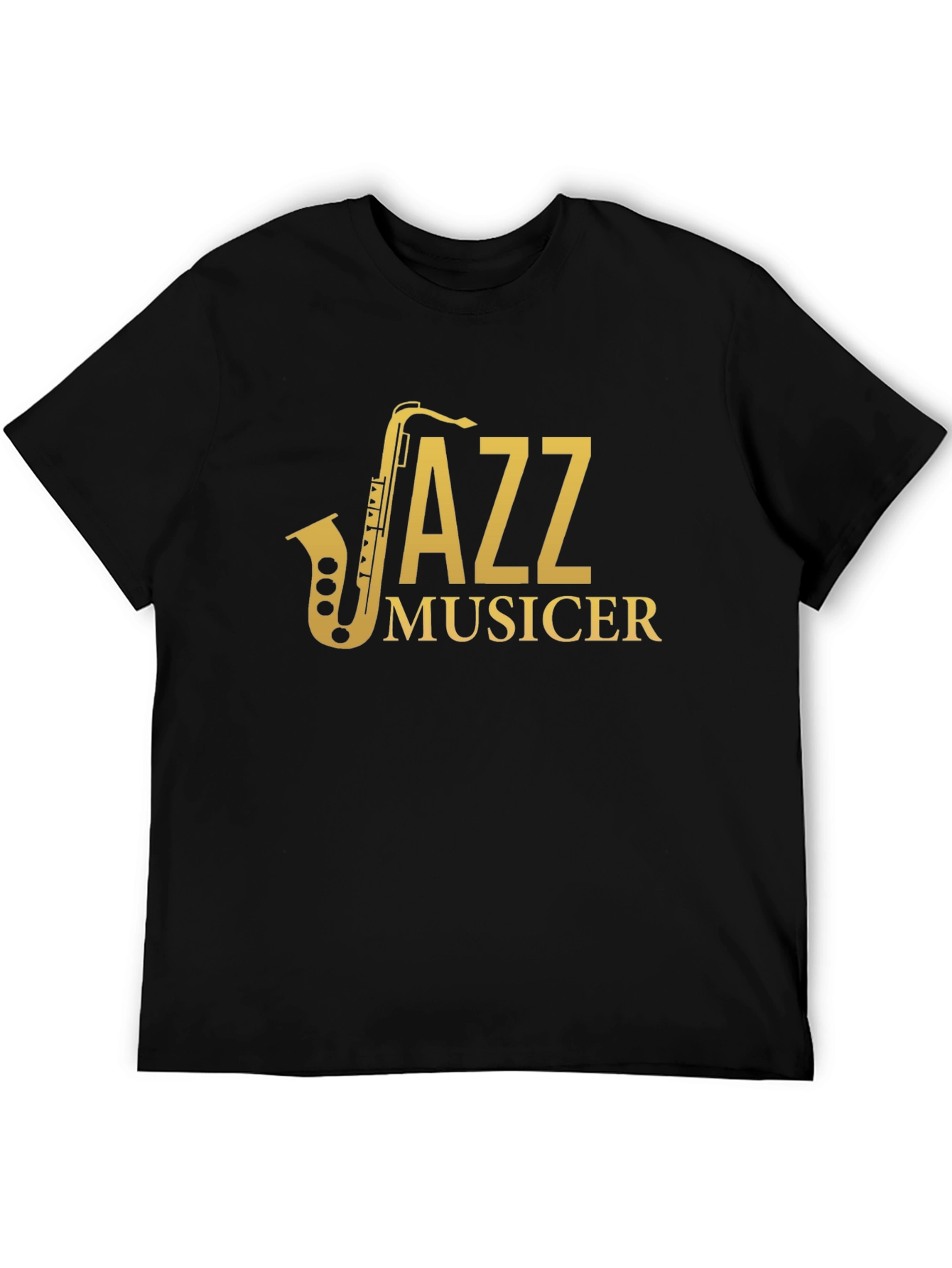 Jazz Musician Saxophone Graphic T-Shirt