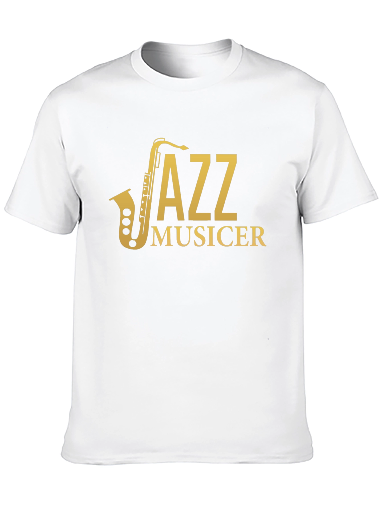 Jazz Musician Saxophone Graphic T-Shirt