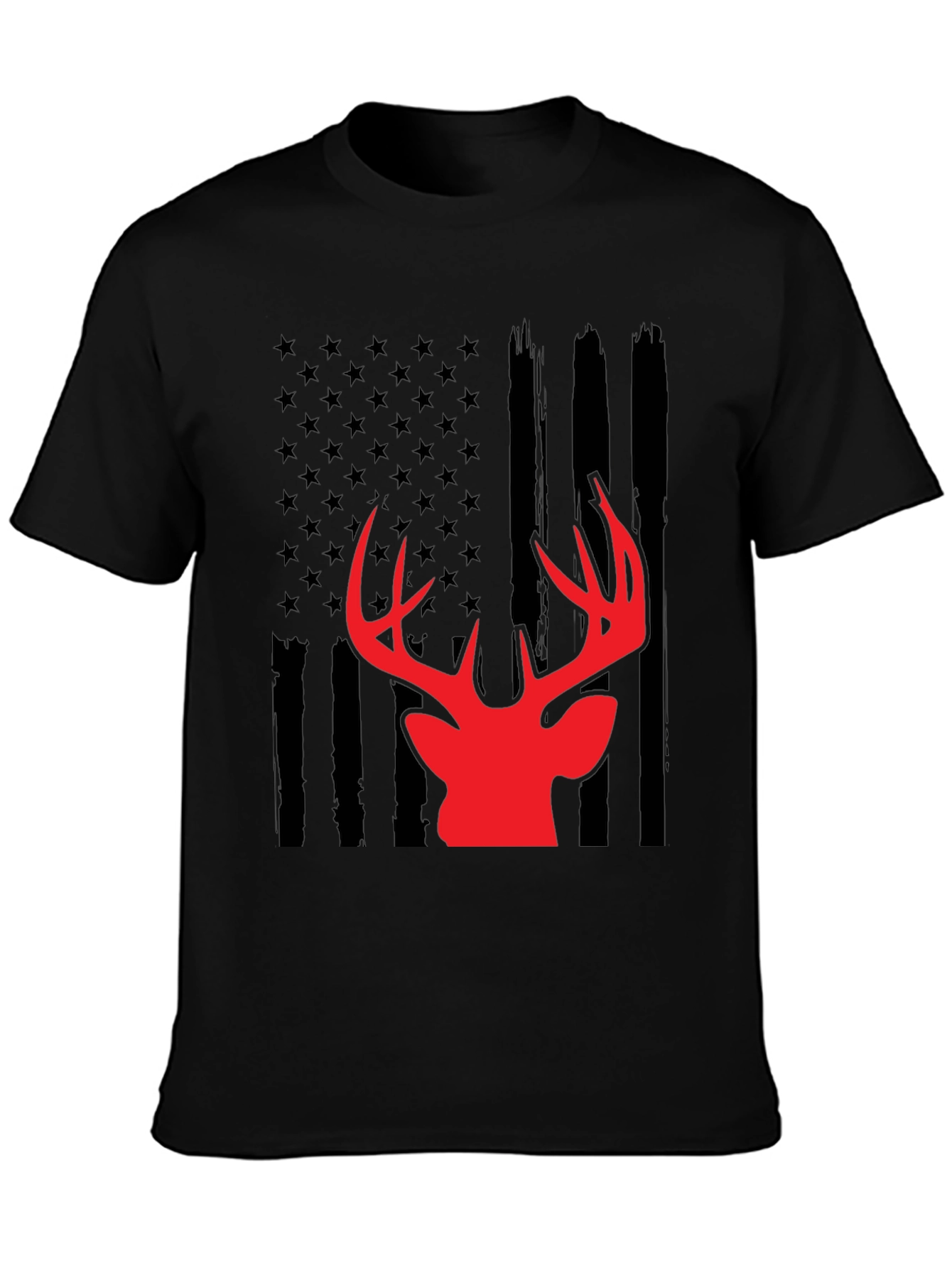 American Flag Deer Graphic Tee