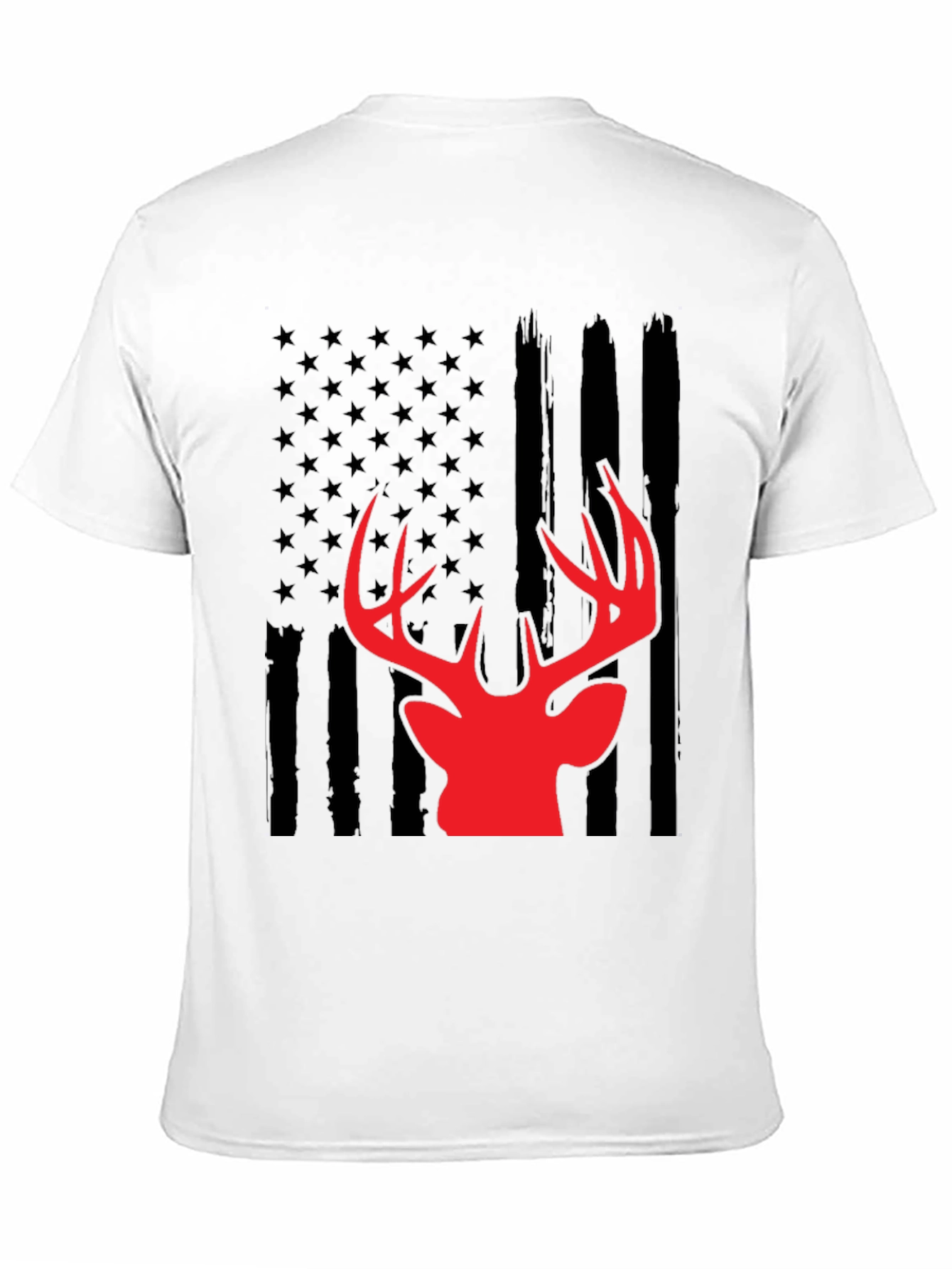 American Flag Deer Graphic Tee