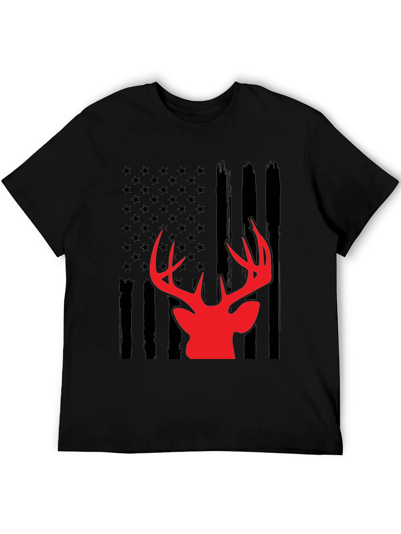 American Flag Deer Graphic Tee