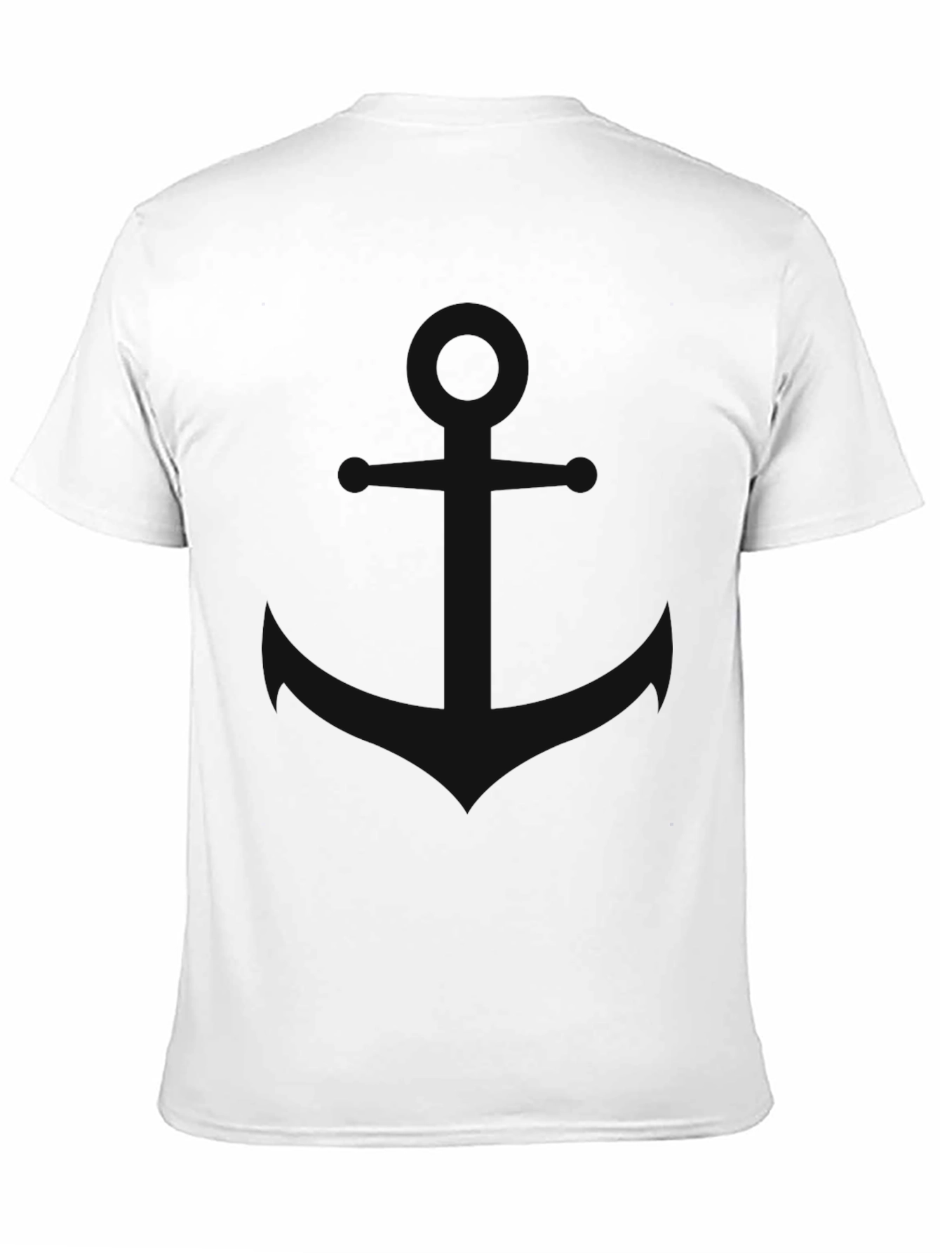 Black Anchor Graphic T-Shirt