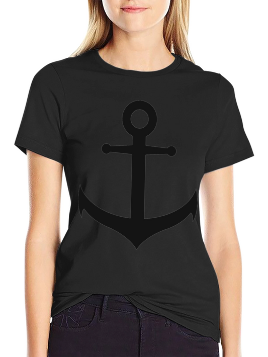 Black Anchor Graphic T-Shirt