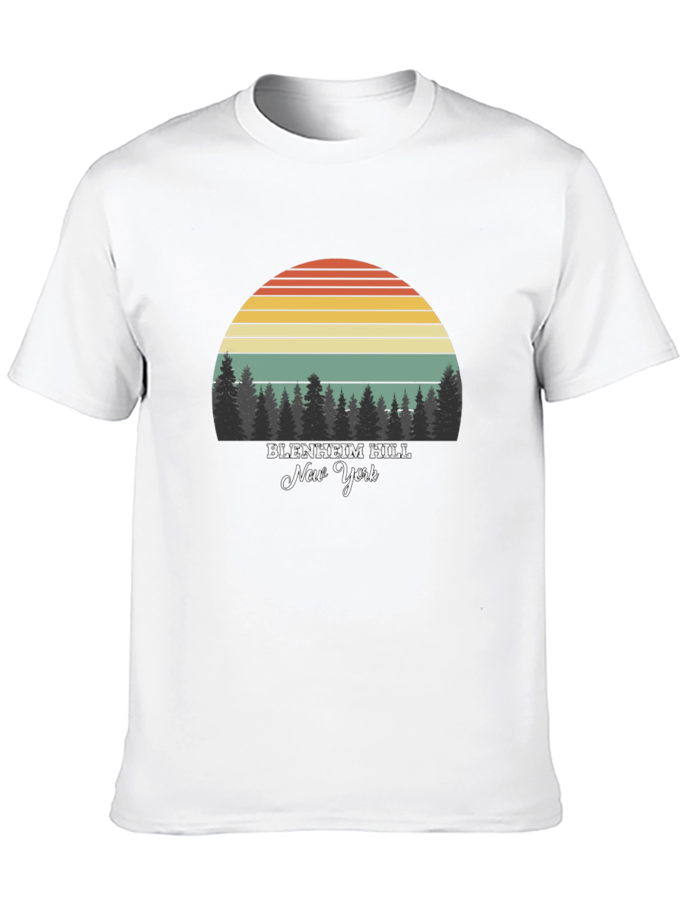 Blenheim Hill New York Retro T-Shirt