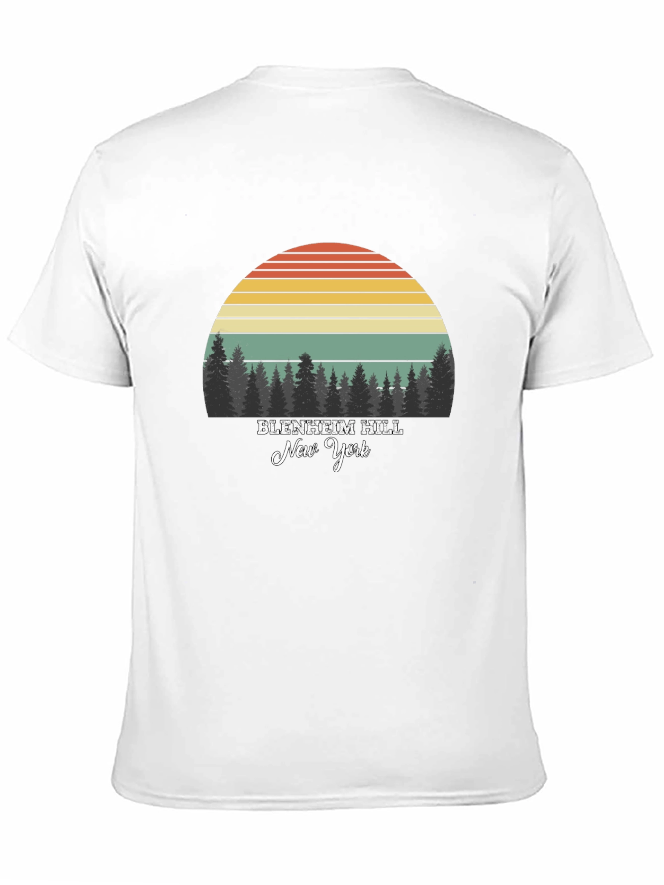 Blenheim Hill New York Retro T-Shirt